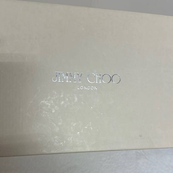 Jimmy Choo Red Heels Elegant Peep Toe - Picture 3 of 16